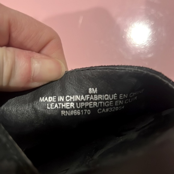 Silence + Noise black leather Slid-On -8M snake print - Picture 9 of 9